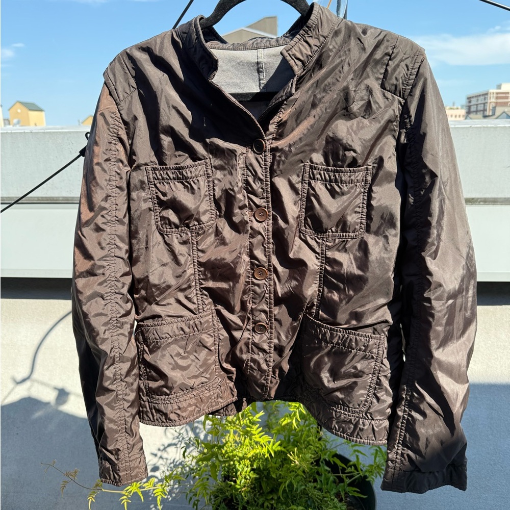 Brown Button-Up Jacket - image 1